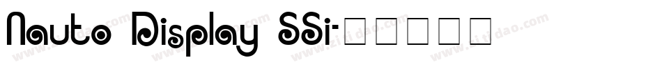 Nauto Display SSi字体转换